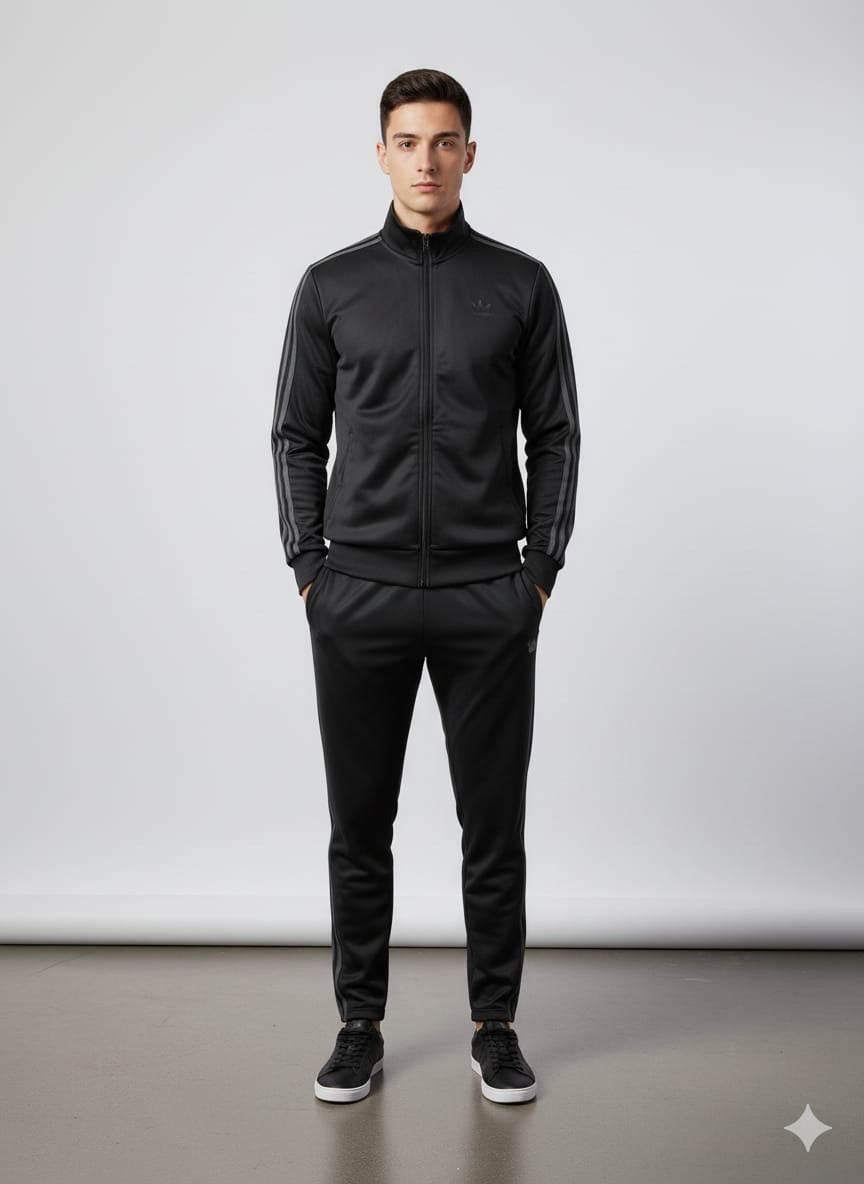 Addidas Catonic Feleece Tracksuit with Collar