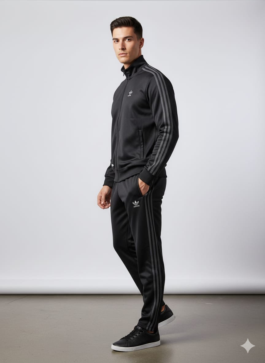Addidas Catonic Feleece Tracksuit with Collar